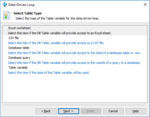 TestComplete Data Driven Loop