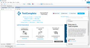 TestComplete tool workbench