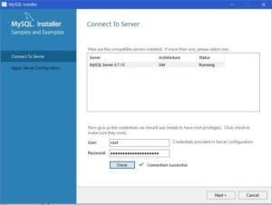 MySQL Database Installation