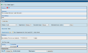 TestLink Test Management Tool