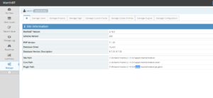 Mantis Bug Tracker Site Information