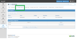 Mantis Bug Tracker Update Project